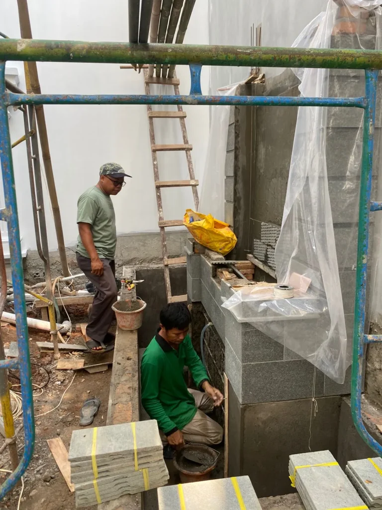 proses pembuatan kolam ikan di jakarta